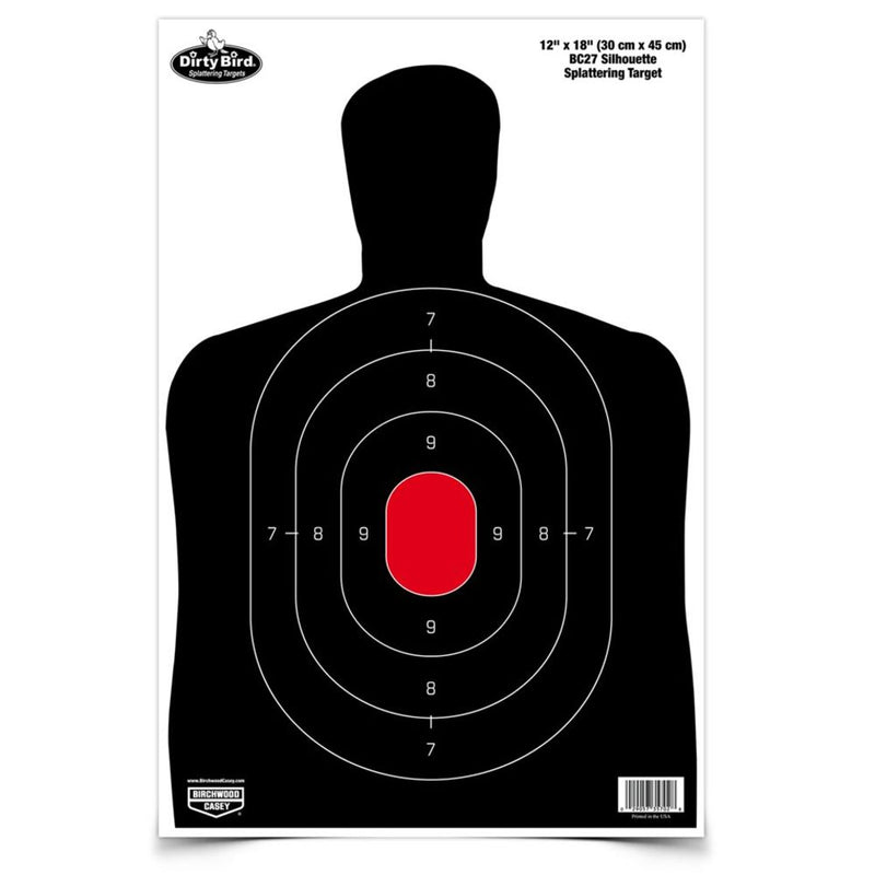 DIRTY BIRD 12X18IN BC27 SILHOUETTE 50PK