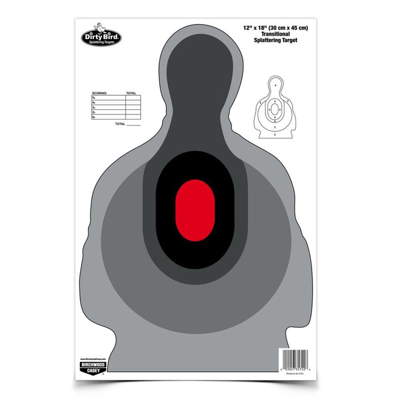 DIRTY BIRD 12X18IN SILHOUETTE 8PK