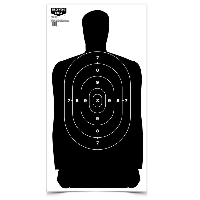 EZE-SCORER B27 SILHOUETTE 24X45IN 100PK