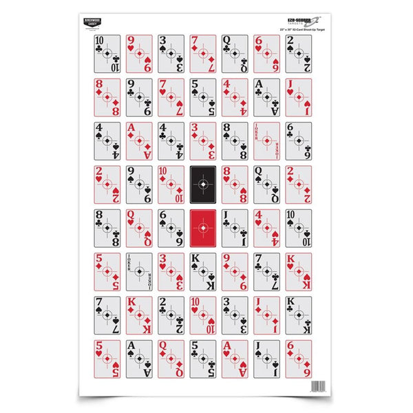 EZE-SCORER 52 CARD SHOOTUP 23X35IN 100PK