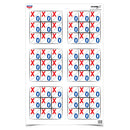 EZE-SCORER TIC TAC TOE 23X35IN 100PK