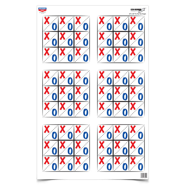 EZE-SCORER TIC TAC TOE 23X35IN 100PK
