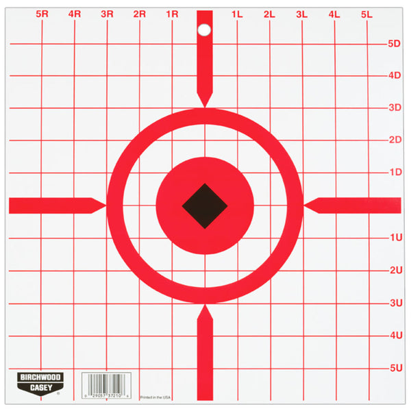 RIGID 12IN DIA CROSSHAIR PAPER TGT 10PK