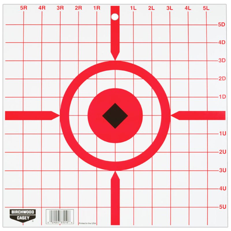 RIGID 12IN DIA CROSSHAIR PAPER TGT 10PK