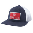 FLAT BILL PATCH TRUCKER NAVY/WHITE OSFA