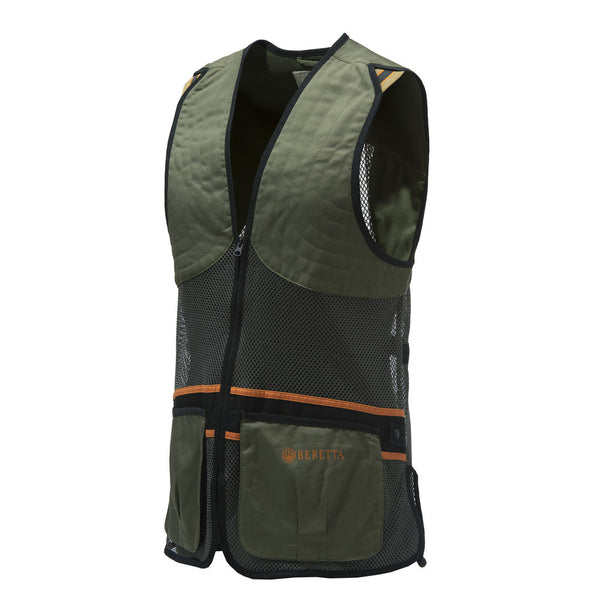 FULL MESH VEST DARK OLIVE XS