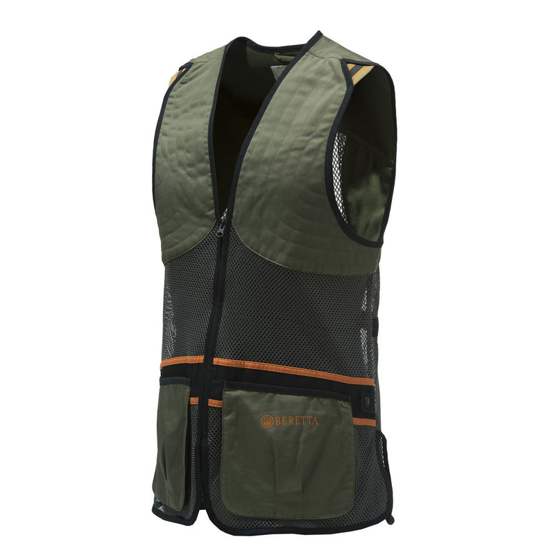 FULL MESH VEST DARK OLIVE XS