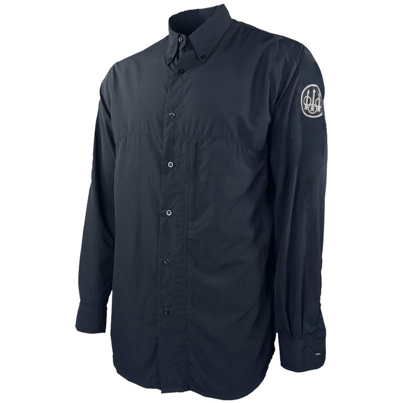 BUZZI SHOOTING SHIRT L/S BL NAVY MEDIUM