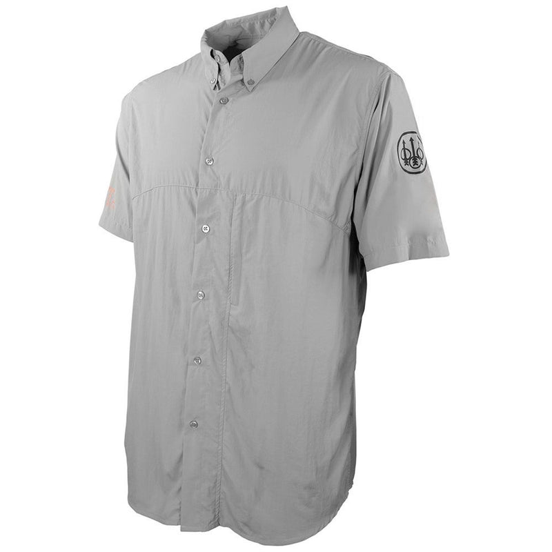 BUZZI SHOOTING SHIRT S/S LIGHT GREY LRG