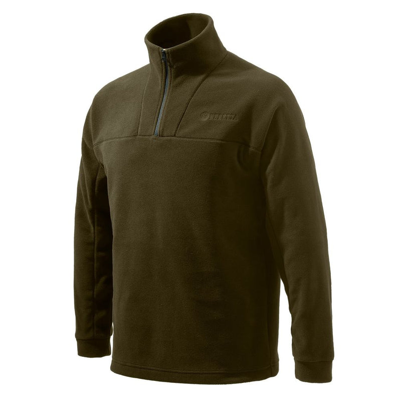 HALF ZIP FLEECE CHOCOLATE XXL