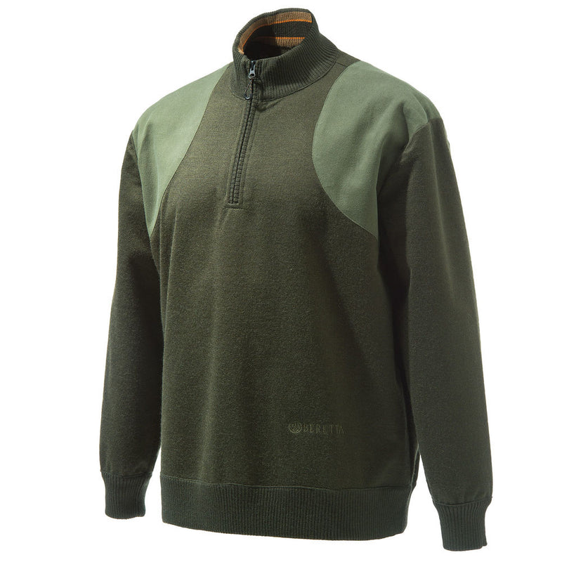 HONOR WINDSTOP SWT 1/4 ZIP GREEN XXXL