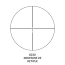 3-9x40 Rimfire Black Riflescope DZ22 Reticle Hang Box