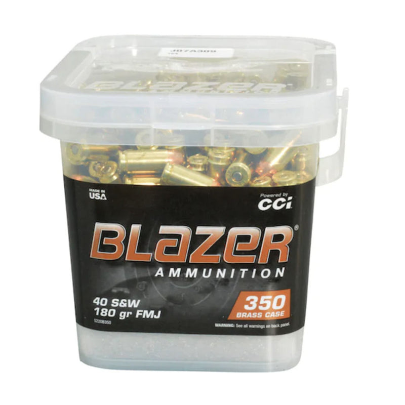 BRASS 40SW 180GR FMJ 350RD/BUCKET