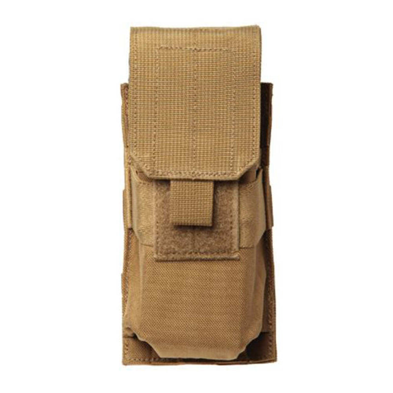 STRIKE M4/M16 SGL MAG POUCH TAN HOLDS 2