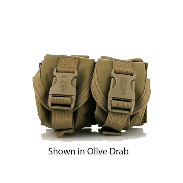 DOUBLE FRAG GRENADE POUCH BLK