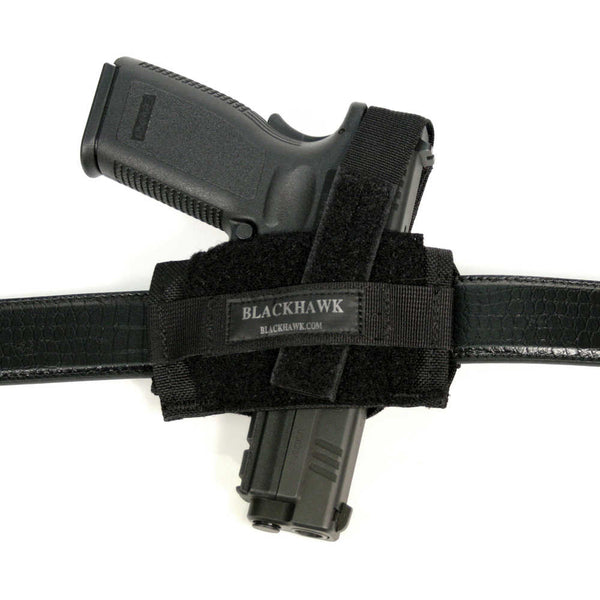 AMBIDEXTROUS FLAT BELT HLSTR BLK