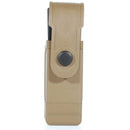 TAC MAG CS W/FLP SGL/DBL ROW TAN