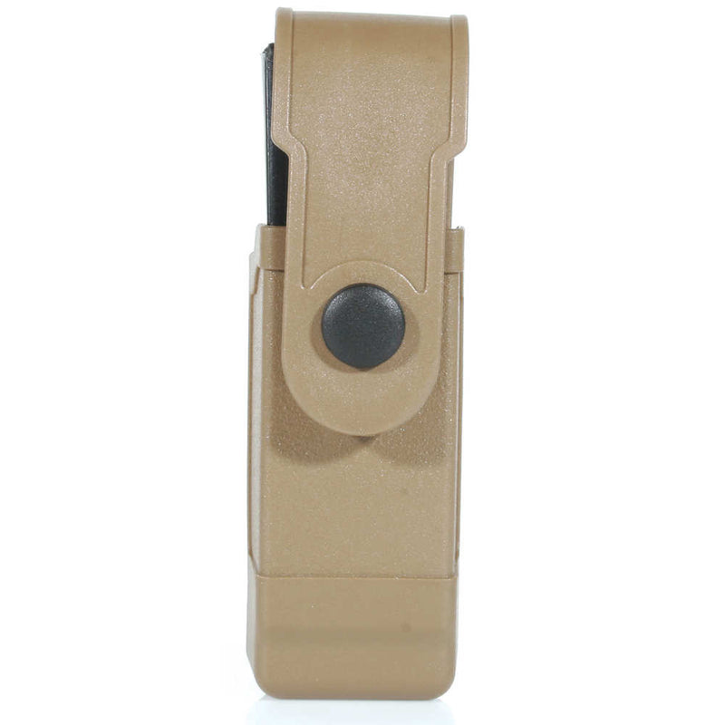 TAC MAG CS W/FLP SGL/DBL ROW TAN