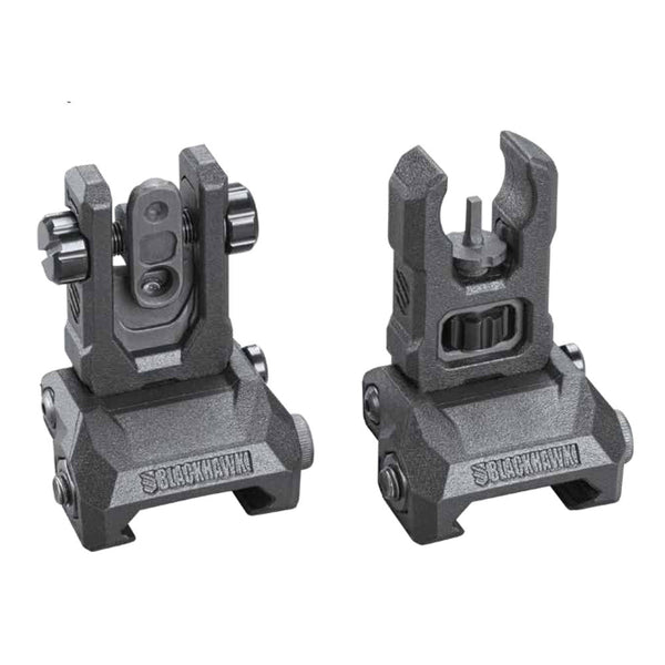 HYBRID FOLDING SIGHT PAIR BLK