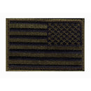 PATCH US FLAG SUBDUED REV OD GRN