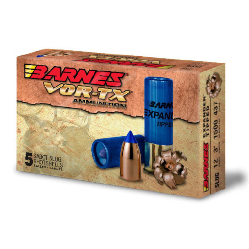 AMMO 12GA EXPANDERTIPPED 1550 FPS 5RD/BX