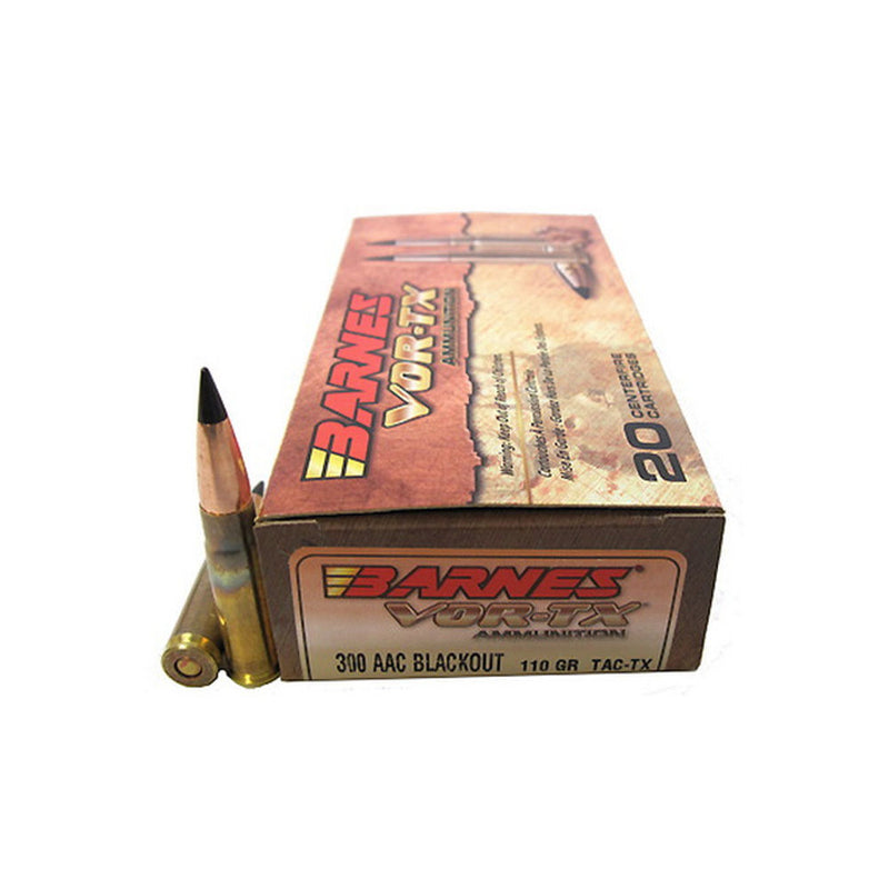 AMMO 300AACBLKOUT TACTX FB 110GR 20RD/BX
