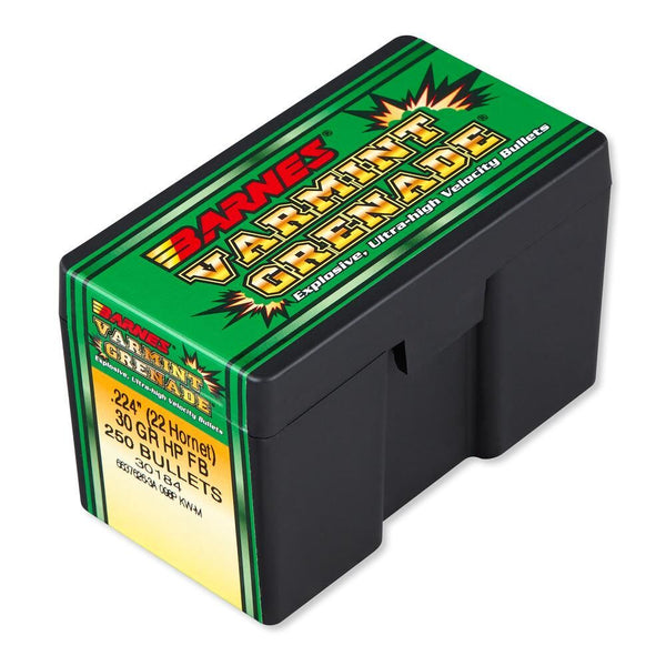 BULLETS 22HORNET VMTGRE FB 30GR 250RD/BX