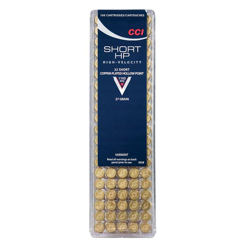 VARMINT 22 SHORT 27GR CPHP 100RD/BX
