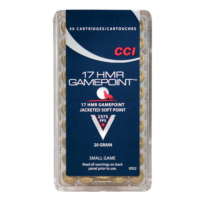 GAMEPOINT 17 HMR 20GR JSP 50RD/BX