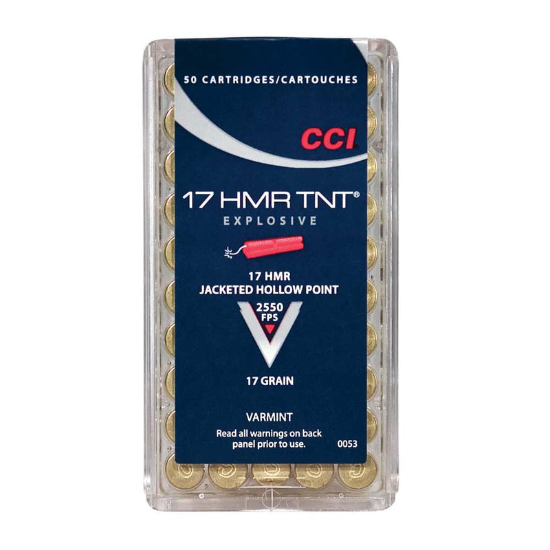 TNT EXPLOSIVE 17 HMR 17GR TNT HP 50RD/BX