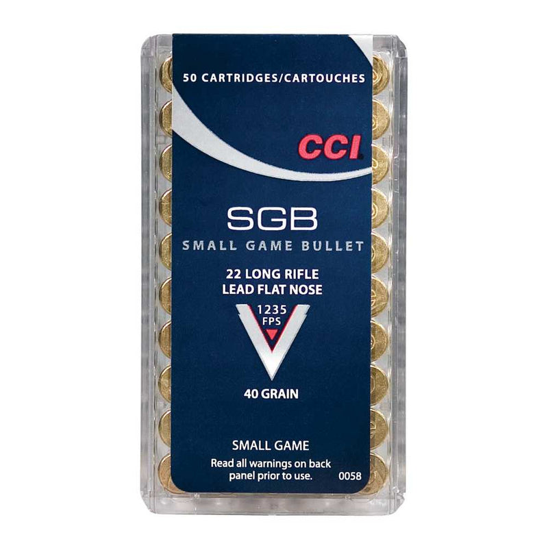 SMALL GAME BULLET 22LR 40GR LFN 50RD/BX