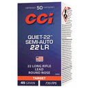 QUIET 22 LR 40 GR LRN SEMI-AUTO 50/BX