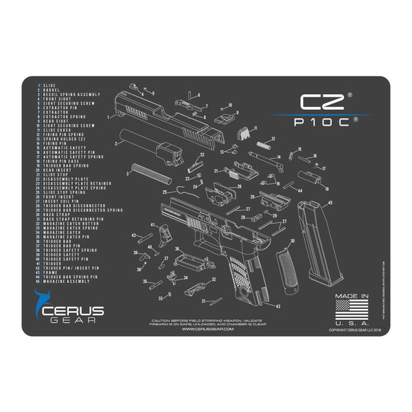 CZ P10C SCHEMATIC GREY