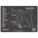 GLOCK GEN 3 SCHEMATIC GRAY/PINK
