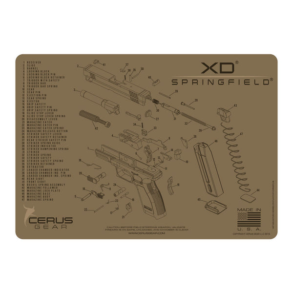 SPRINGFIELD XD SCHEMATIC COYOTE