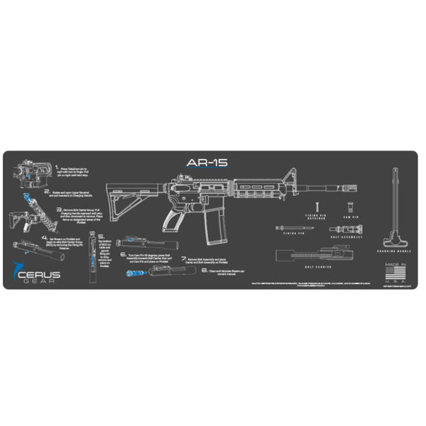 AR-15 INSTRUCTIONAL GRAY/BLUE