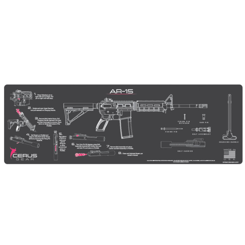 AR-15 INSTRUCTIONAL GRAY/PINK