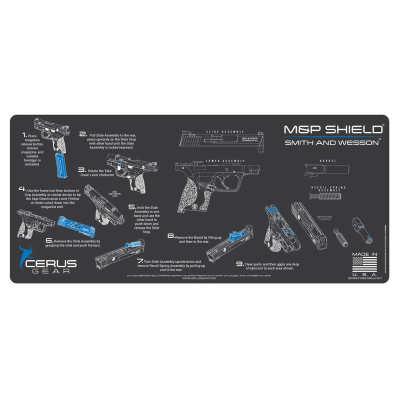 M&P SHIELD INSTRUCTIONAL GREY