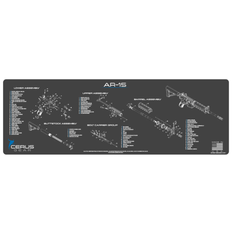 AR-15 SCHEMATIC GRAY