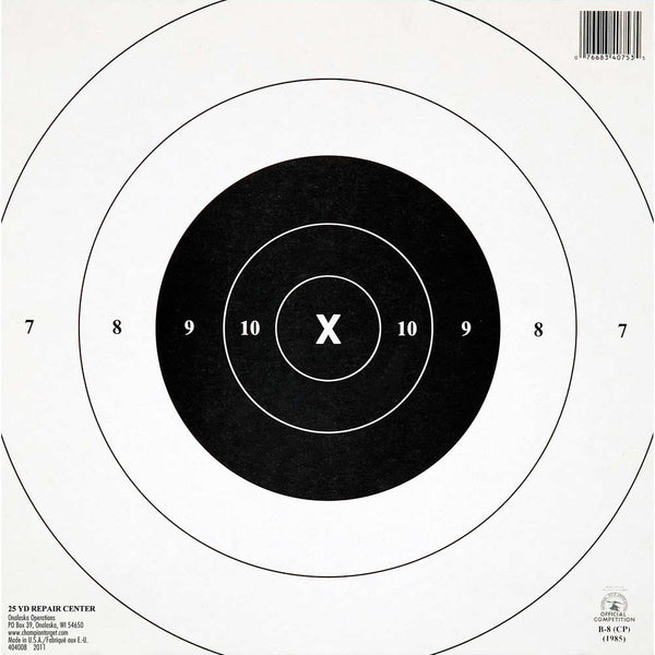 NRA GB-8 25YD TIMED/RF TARGET 12PK