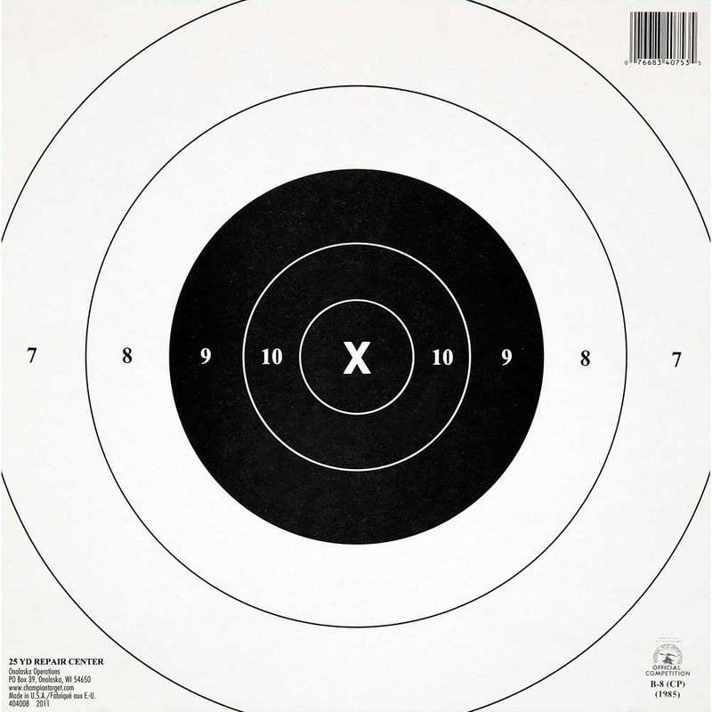 NRA GB-8 25YD TIMED/RF TARGET 12PK