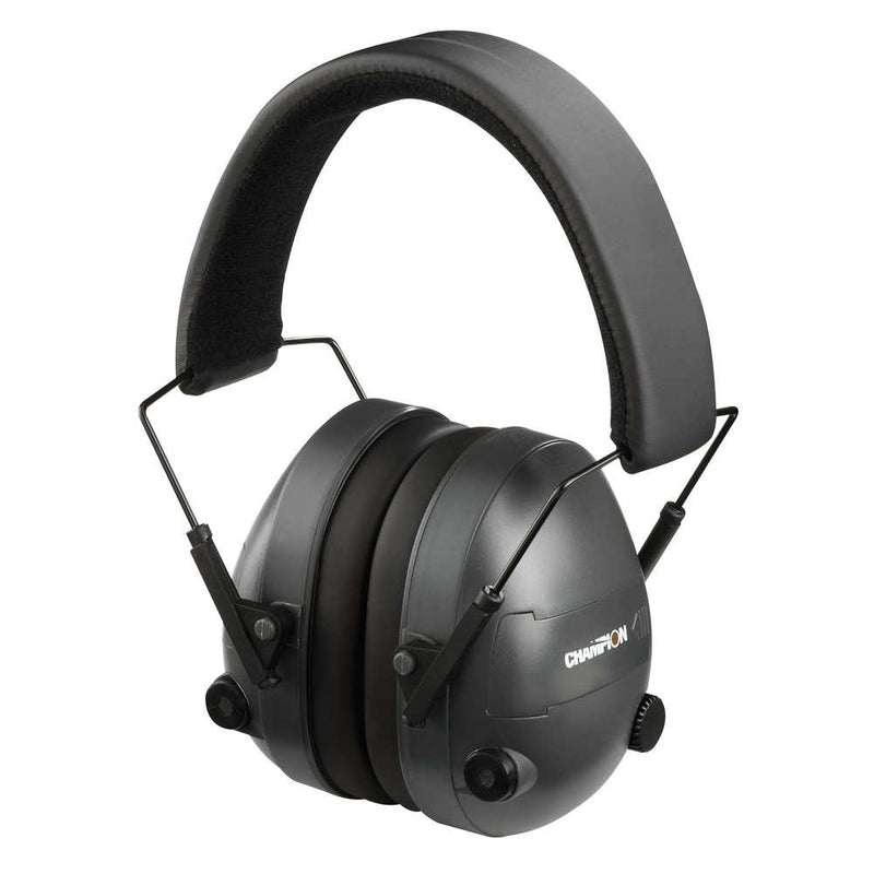 EAR MUFFS ELECTRONIC BLACK