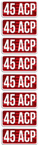 MTM AMMO CALIBER LABELS .45ACP