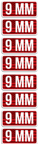 MTM AMMO CALIBER LABELS 9MM
