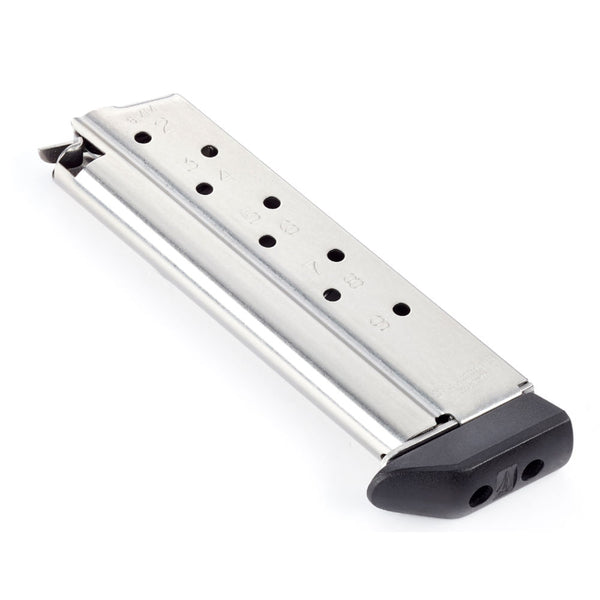 FULL-SIZE MATCH GRD 9MM 9RD SS W/PAD MAG