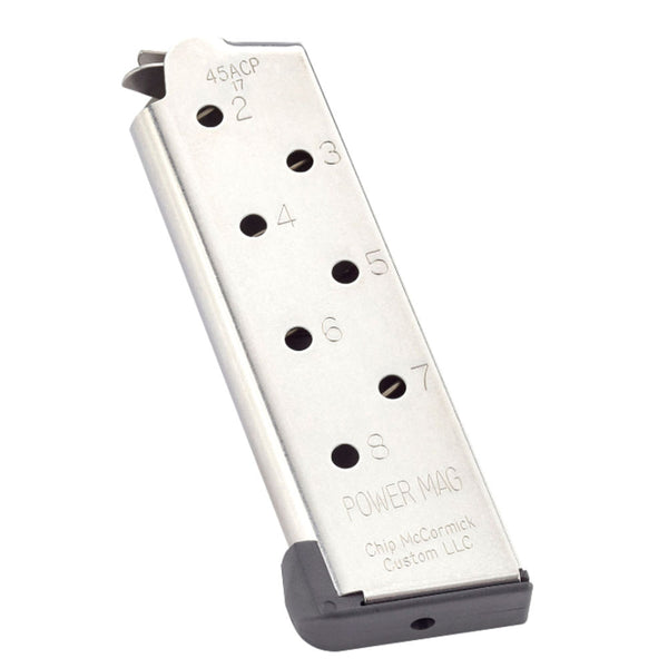 CMC 1911 MAG COMPACT 8RD PM SS