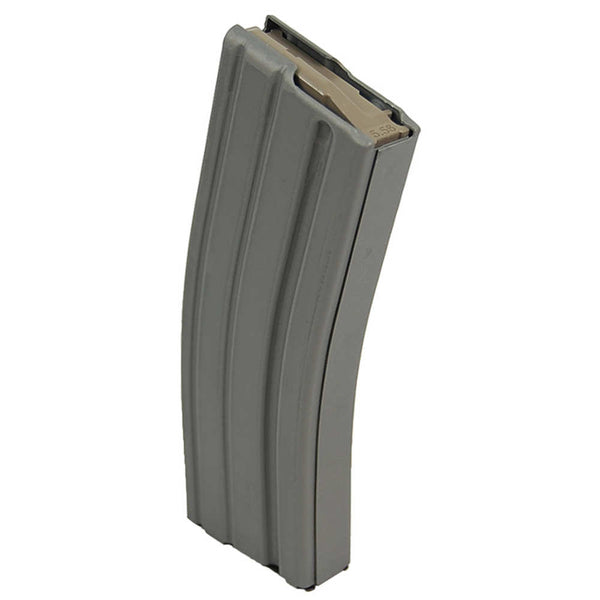 AR15 223 ALUM GRY ORG FLWR 30RD MAG