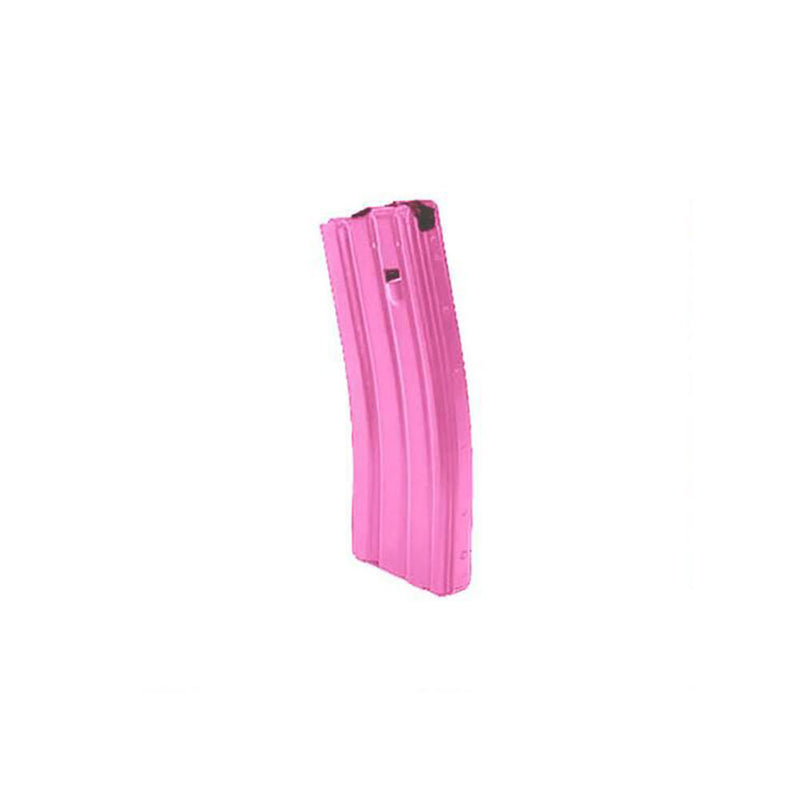 AR15 223 ALUM PINK BLK FLWR 30RD MAG