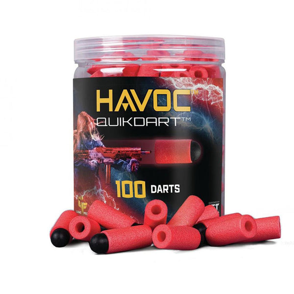 GAMEFACE HAVOC QUIK DARTS RED 100CT SOFT