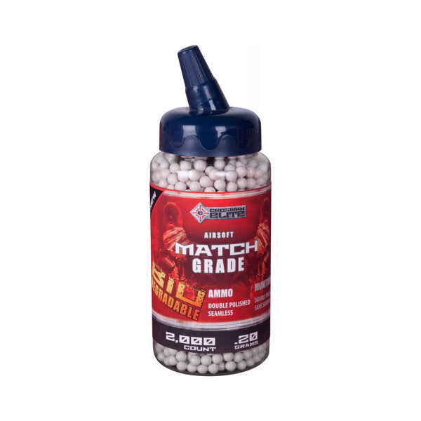 MATCH GRD WHT BIO AMMO 6MM 20GRM 2000CT